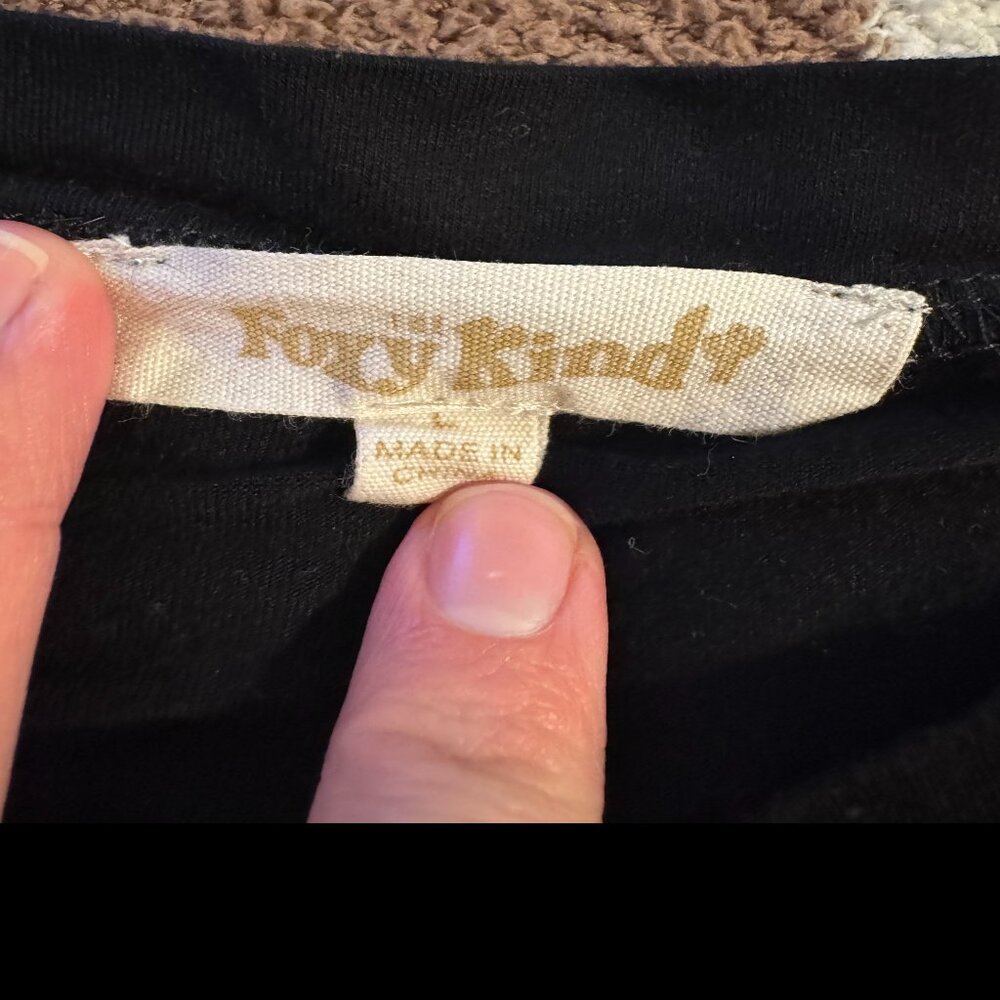 The Foxy Kind, All Weekend Long - SHIRT ONLY in Black - Picture 2 of 3